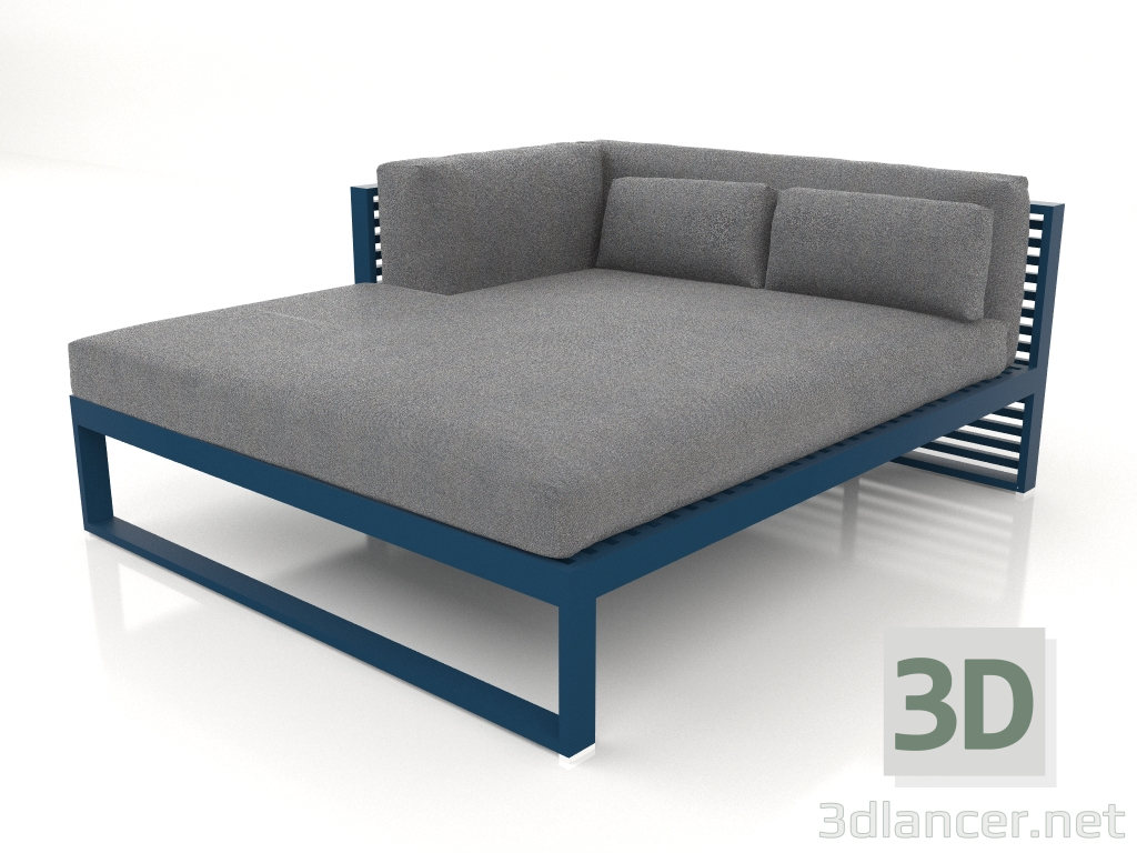 3d модель Диван модульний XL, секція 2 ліва (Grey blue) – превью