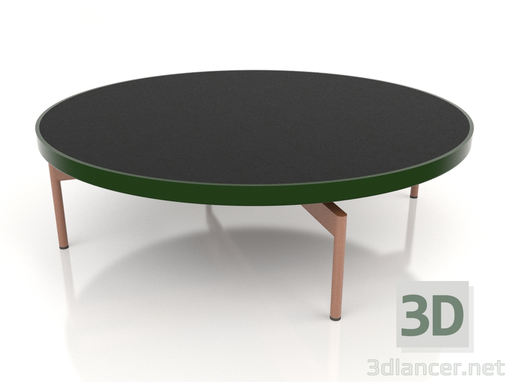 modèle 3D Table basse ronde Ø120 (Vert bouteille, DEKTON Domoos) - preview