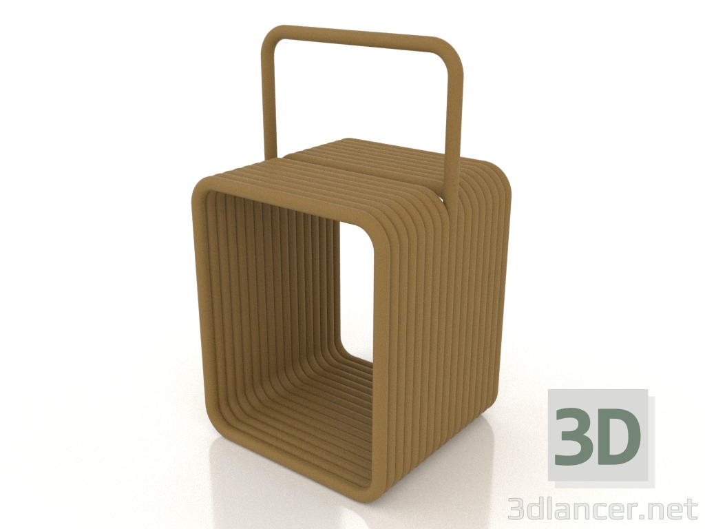 3d model Registro alto (amarillo) - vista previa