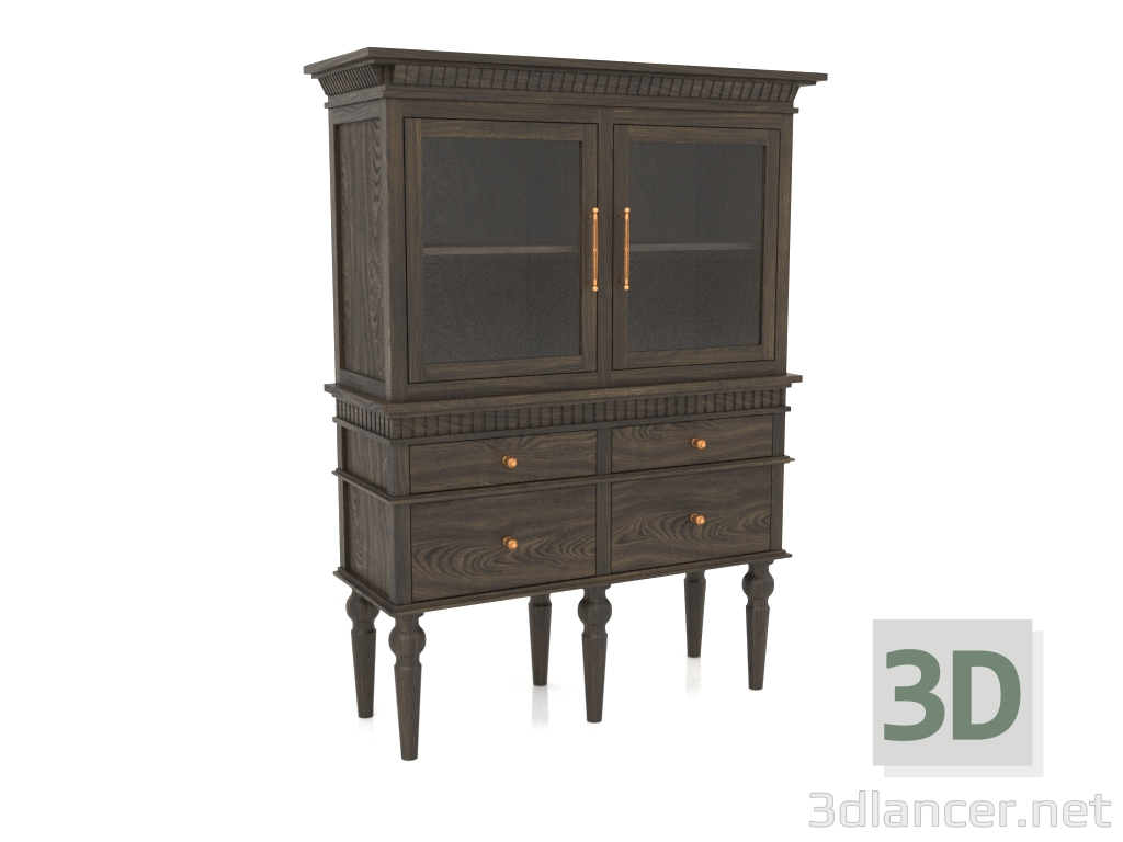 modèle 3D Armoire (2 sections) - preview