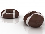 Sac de fauteuil ball rugby pour salle de jeux