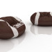 3d Rugby ball chair bag for playroom model buy - render