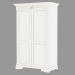 3d model FS2212 pared de armario de puertas - vista previa