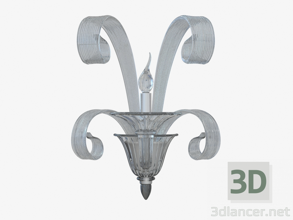 Modelo 3d Bra feito de vidro (W110218 1grey) - preview