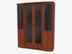 Mueble de pared para gabinete de cuatro secciones (4821-55)