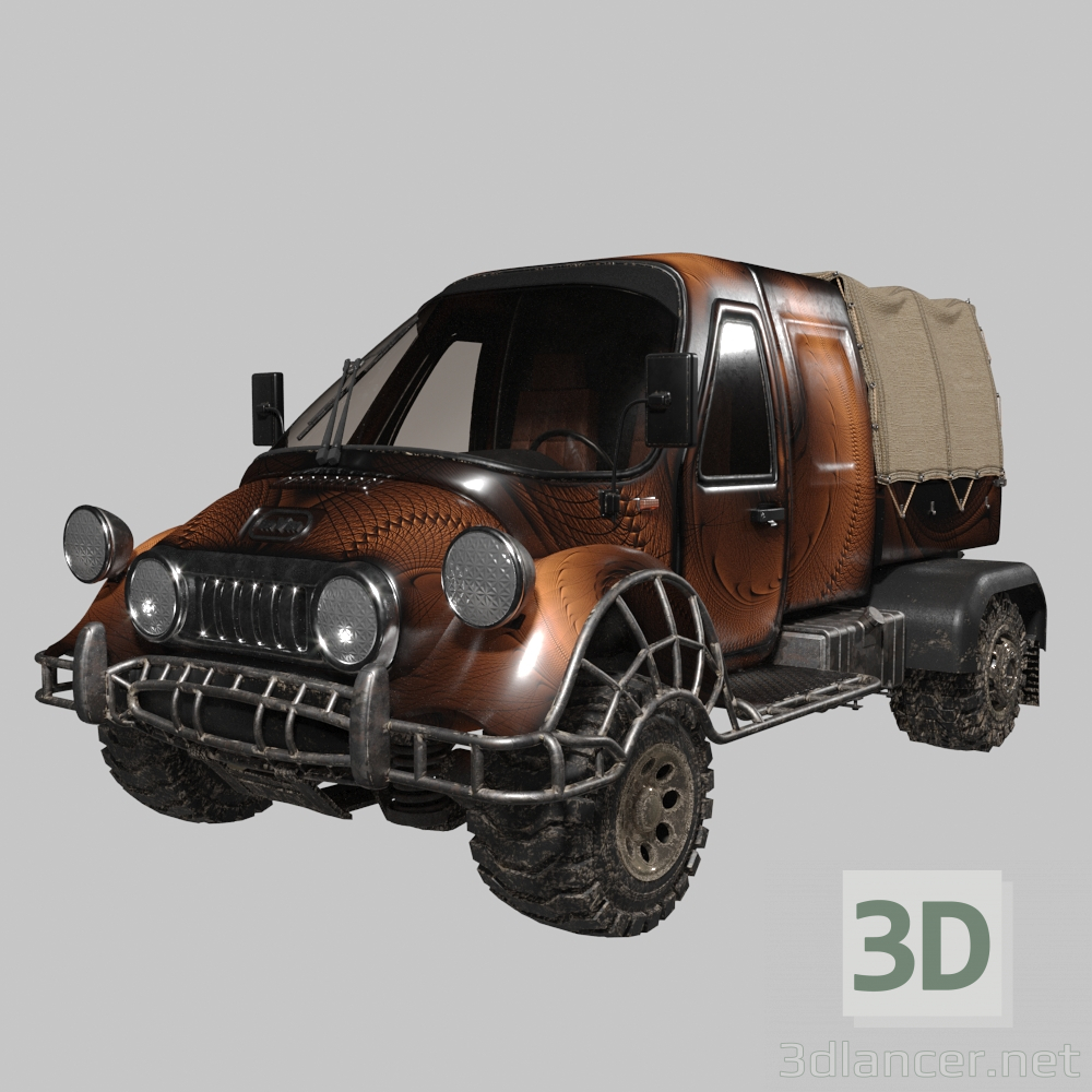 modello 3D di Macchina MVm comprare - rendering