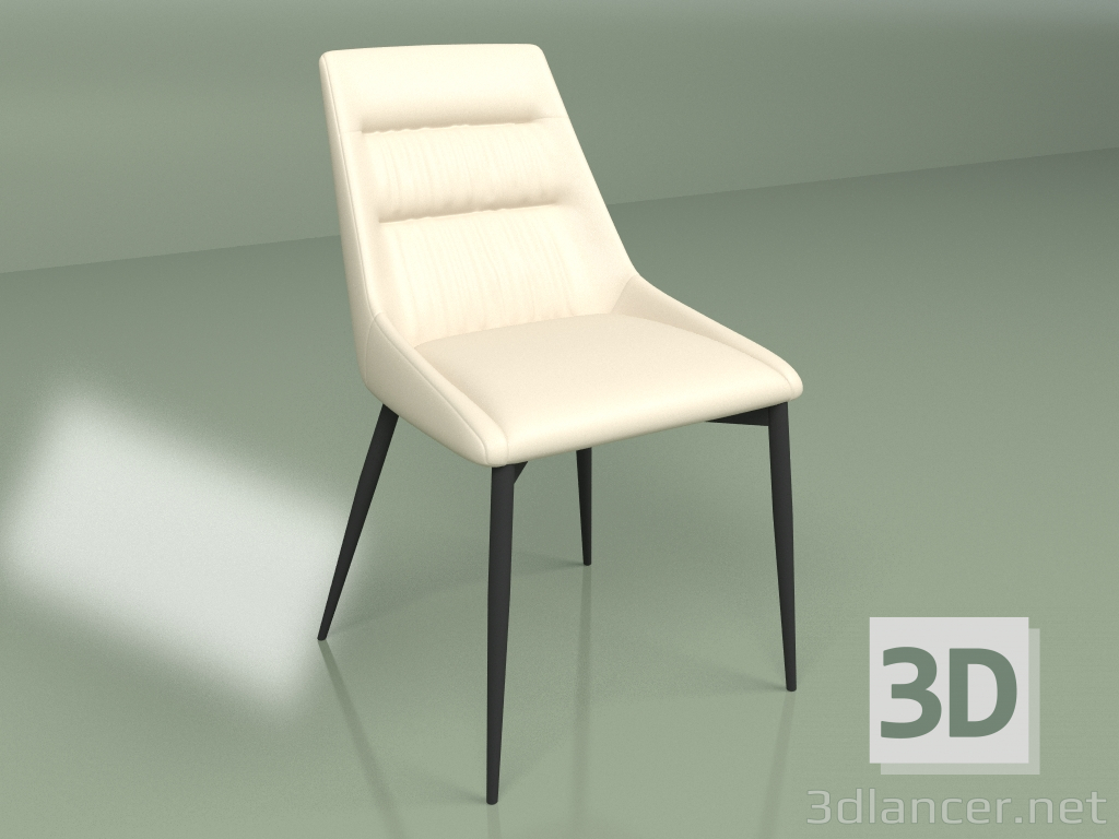 3d model Silla Blanca Sabana - vista previa