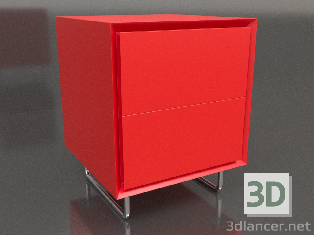 3D Modell Schrank TM 012 (400x400x500, leuchtorange) - Vorschau