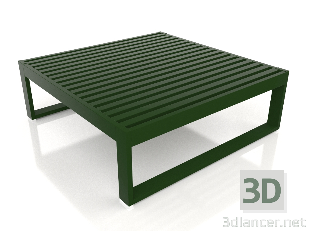 3D Modell Couchtisch 91 (Flaschengrün) - Vorschau