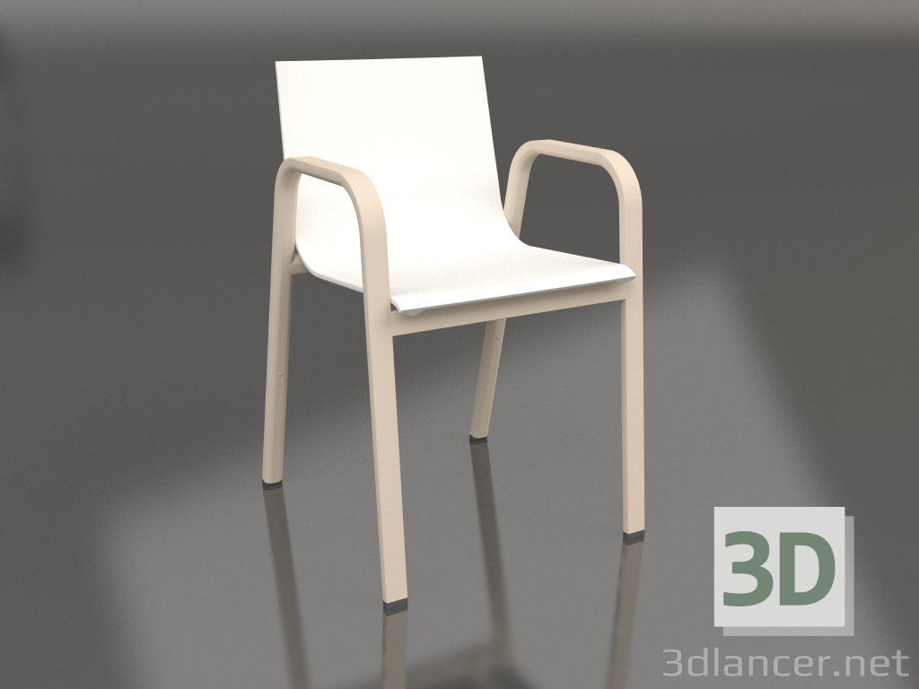 3d model Silla de comedor modelo 3 (Arena) - vista previa