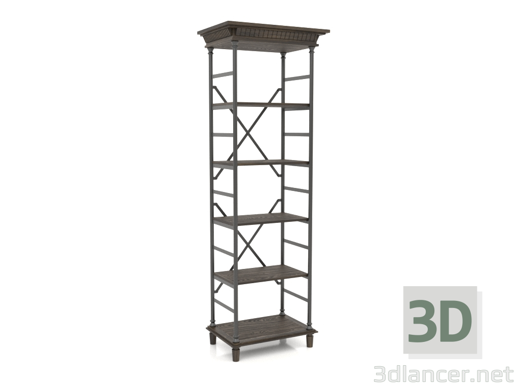 3d model Estante (1 sección) - vista previa