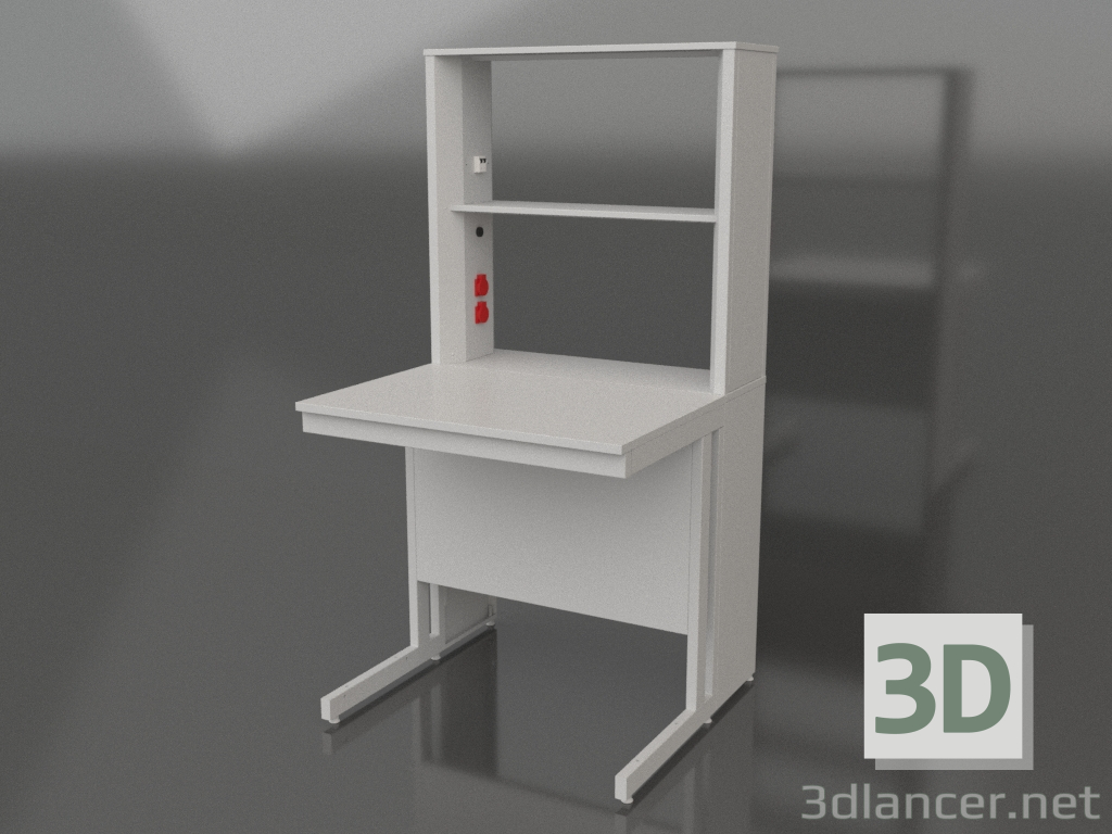 modello 3D Tavolo chimico da laboratorio (con attacco) 900 SPT 900 - anteprima modello 3D Tavolo chimico da laboratorio (con attacco) 900 SPT 900 - anteprima