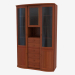 3d model Furniture wall for a three-section cabinet (4821-56) - preview