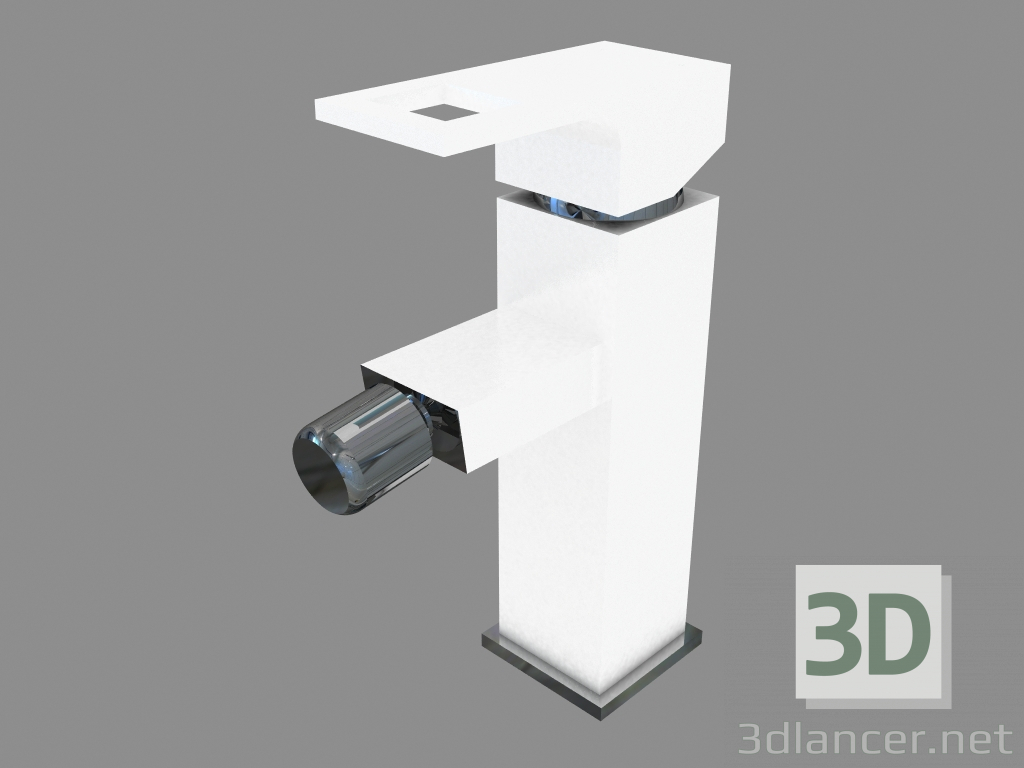 3d model Mixer for bidet - chrome white Anemon (BCZ W310) - preview