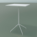 3d model Square table 5714, 5731 (H 105 - 69x69 cm, spread out, White, V12) - preview