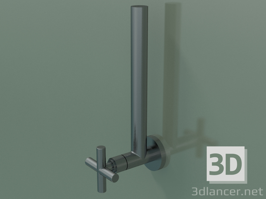 3d model Válvula de ángulo de pared (22900892-99) - vista previa