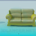 3d model Sofas as a unit - preview