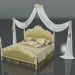 Modelo 3d Cama de casal (art. 14214) - preview