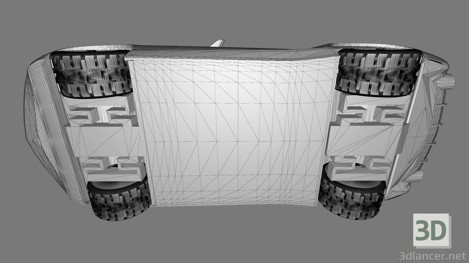 Ford GT40 - Druckbares Spielzeug 3D-Modell kaufen - Rendern