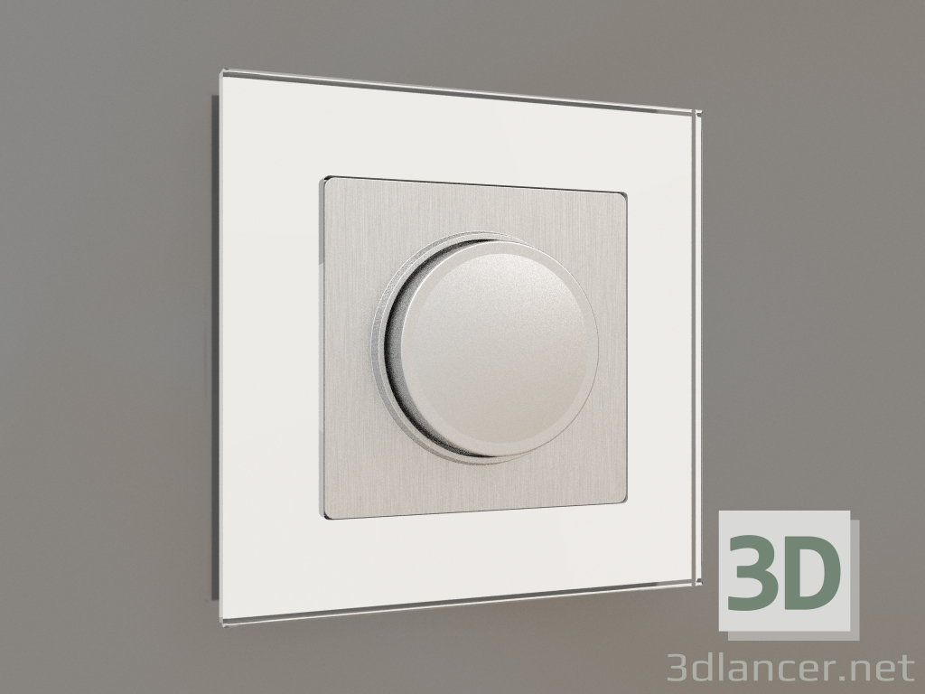 3d model Dimmer (silver grooved) - preview