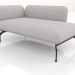 3D Modell Chaiselongue 125 mit Armlehne 110 rechts - Vorschau