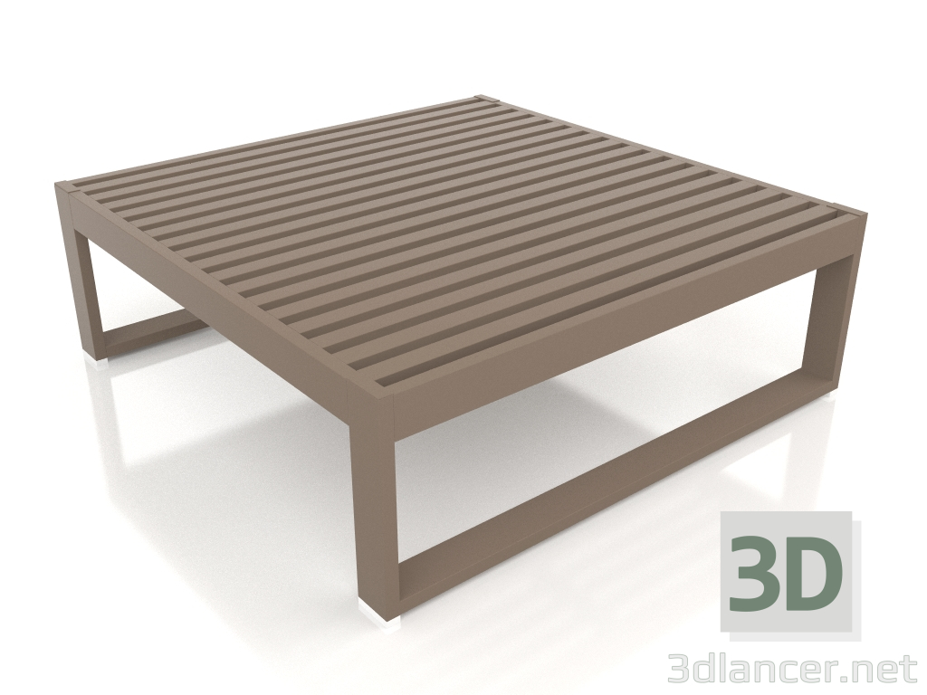 3d model Mesa de centro 91 (Bronce) - vista previa