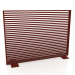 3d model Mampara de aluminio 150x110 (Rojo vino) - vista previa