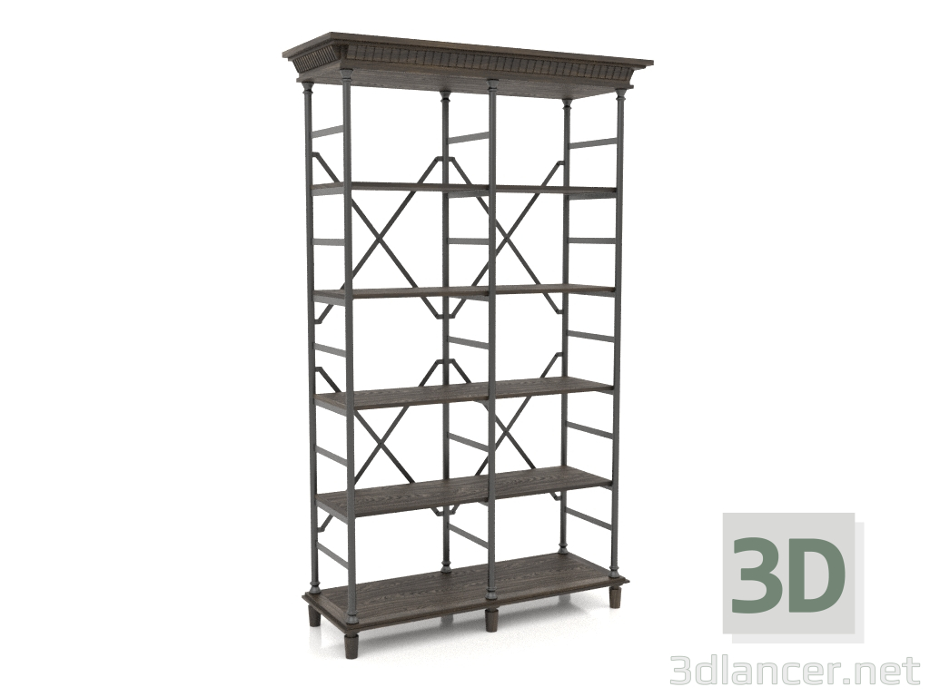 3D Modell Rack (2 Abschnitte) - Vorschau