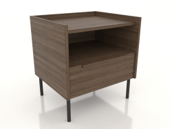 Bedside table STAND 1,500 mm (lightened ash walnut)