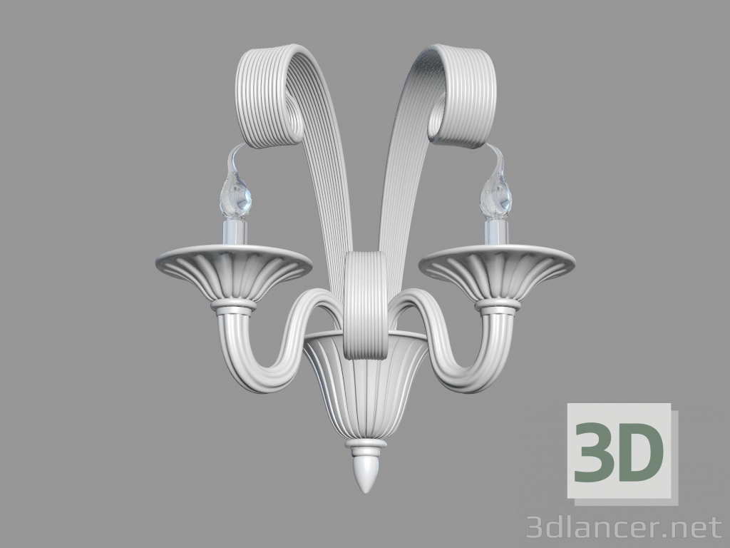 Modelo 3d Bra feito de vidro (W110218 2) - preview