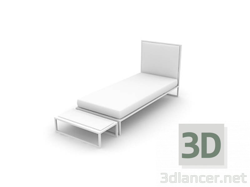 Modelo 3d Cama - preview