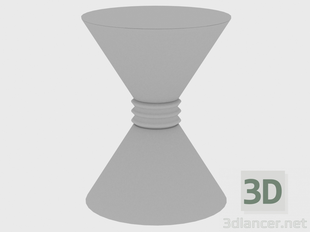 modello 3D Tavolino ANGIE SMALL TABLE A + C (d36xH46) - anteprima