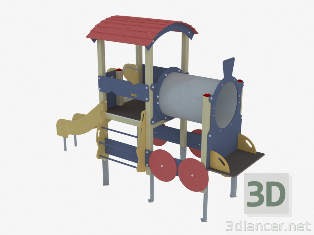 3d модель Дитячий ігровий комплекс (5126) – превью