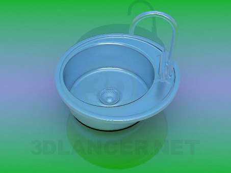 3d model Fregadero de cocina - vista previa