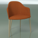 3d model Armchair 2225 (4 wooden legs, with removable upholstery, bleached oak) - preview