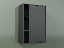 Armario de pared con 1 puerta derecha (8CUCBCD01, Deep Nocturne C38, L 48, P 24, H 72 cm)