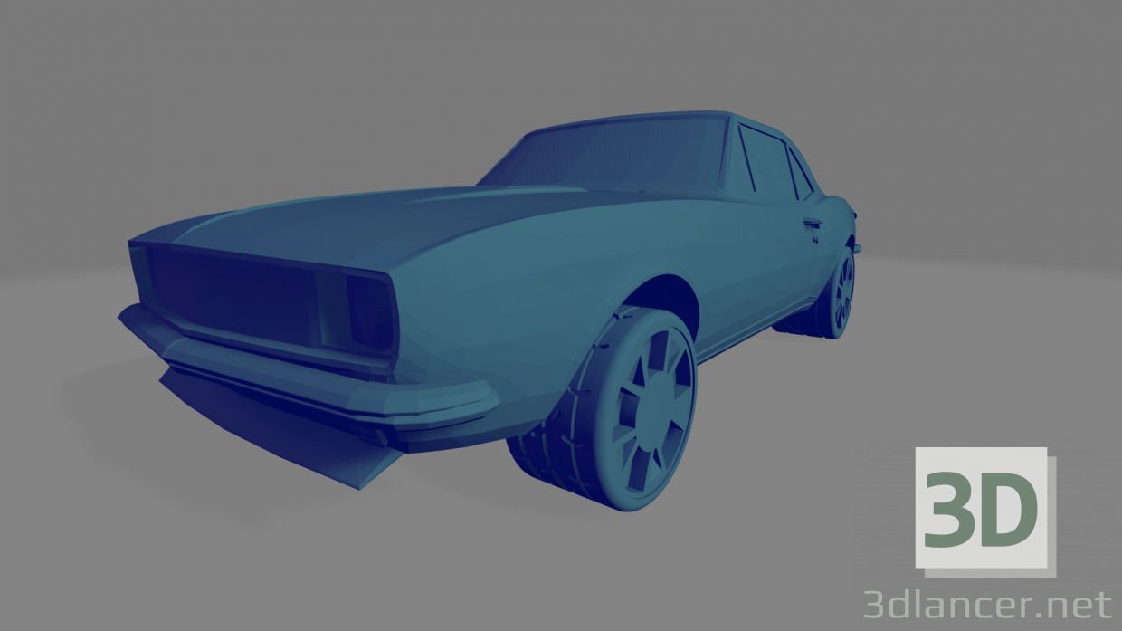 Chevrolet Camaro SS 67 - Bedruckbares Spielzeug 3D-Modell kaufen - Rendern