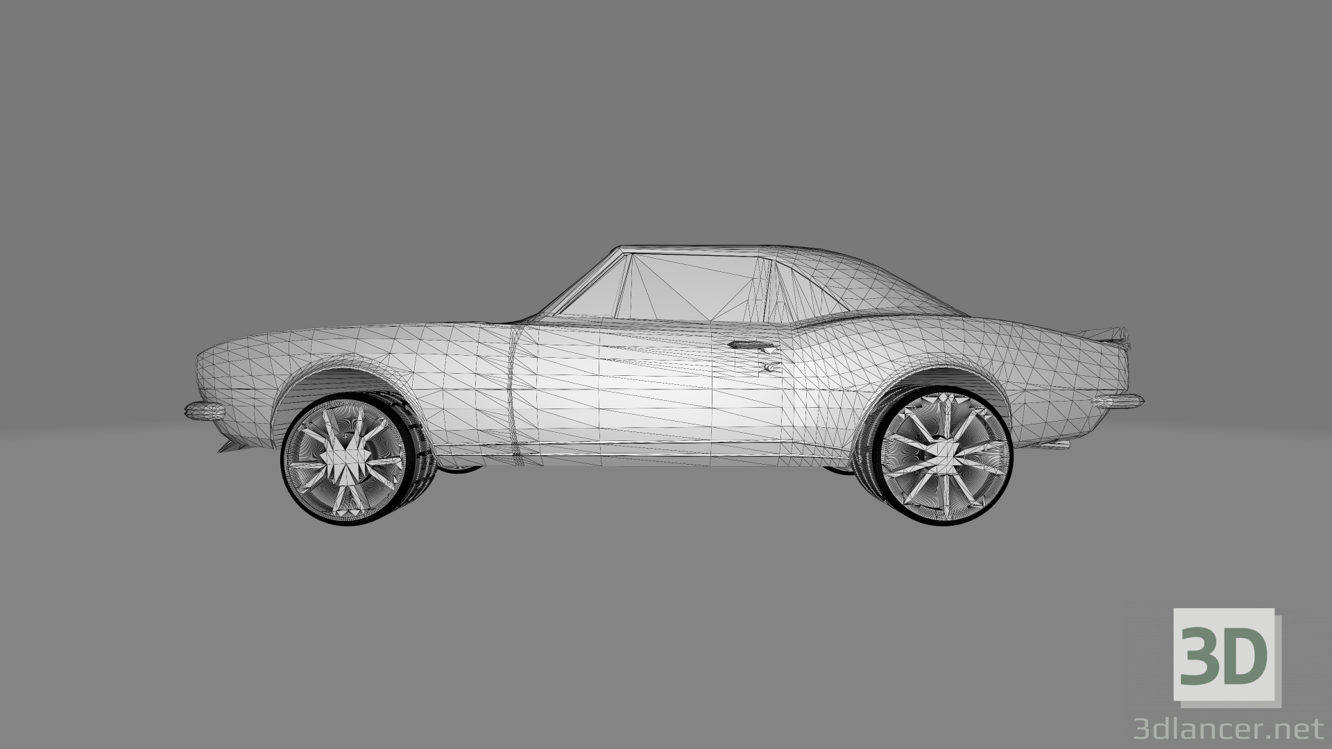 Chevrolet Camaro SS 67 - Bedruckbares Spielzeug 3D-Modell kaufen - Rendern