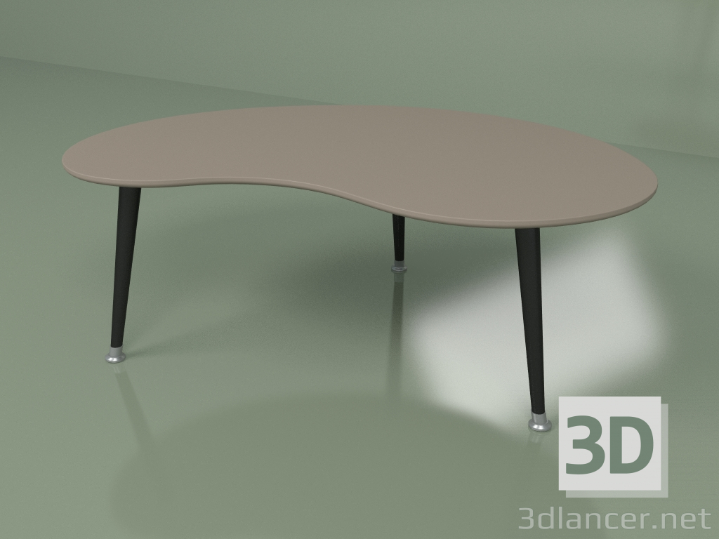 Modelo 3d Mesa de centro de rim (café) - preview