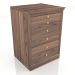 3d model Cajonera L53 H73,5 - vista previa