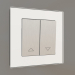 3d model Blinds switch (silver fluted) - preview