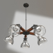 Modelo 3d Lustre Lorenza (FR4171-PL-05-B) - preview