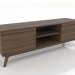 3d model OPEN cabinet 1500 mm (lightened ash walnut) - preview