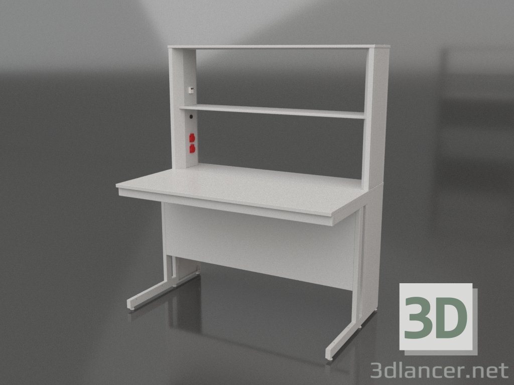 3D Modell Chemielabortisch (mit Aufsatz) 1500 SPT 900 - Vorschau 3D Modell Chemielabortisch (mit Aufsatz) 1500 SPT 900 - Vorschau