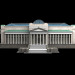 Museo Estatal de Bellas Artes bautizada como Pushkin, Moscú 3D modelo Compro - render