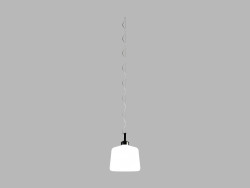 Bouteille suspendue pendentif lampe