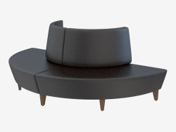 Диван современный кожаный Globe Settee