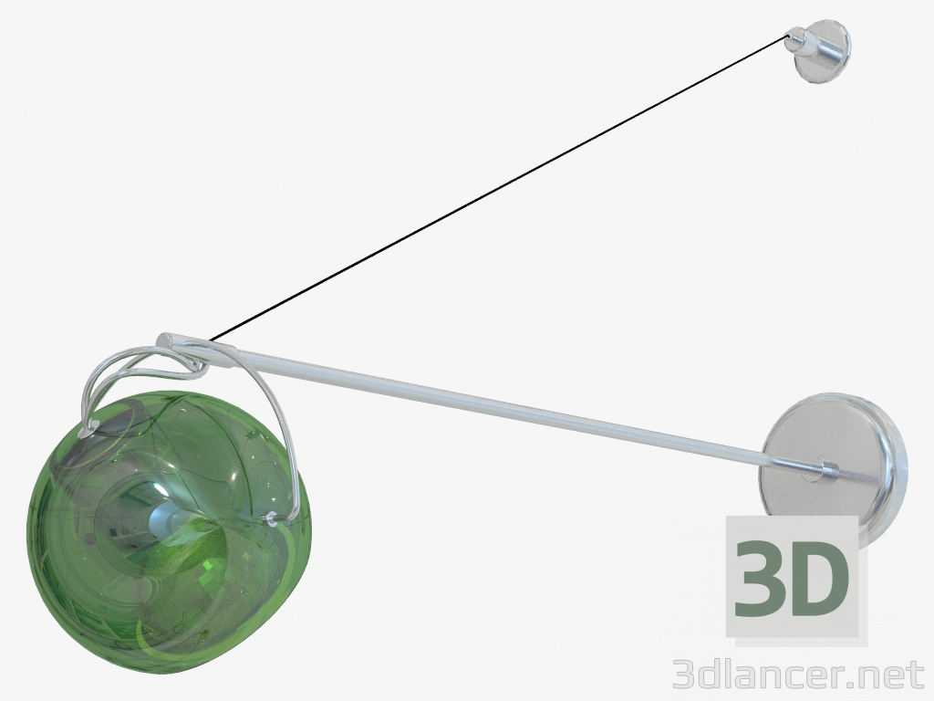 3d модель Світильник настінний D57 D03 43 – превью