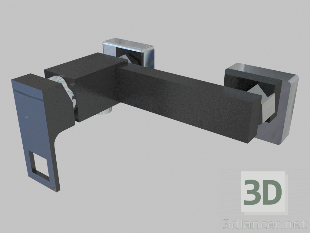 Modelo 3d Misturador para duche sem chuveiro - preto cromado Anemon (BCZ B400) - preview