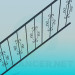 3d model Railings for steps - preview